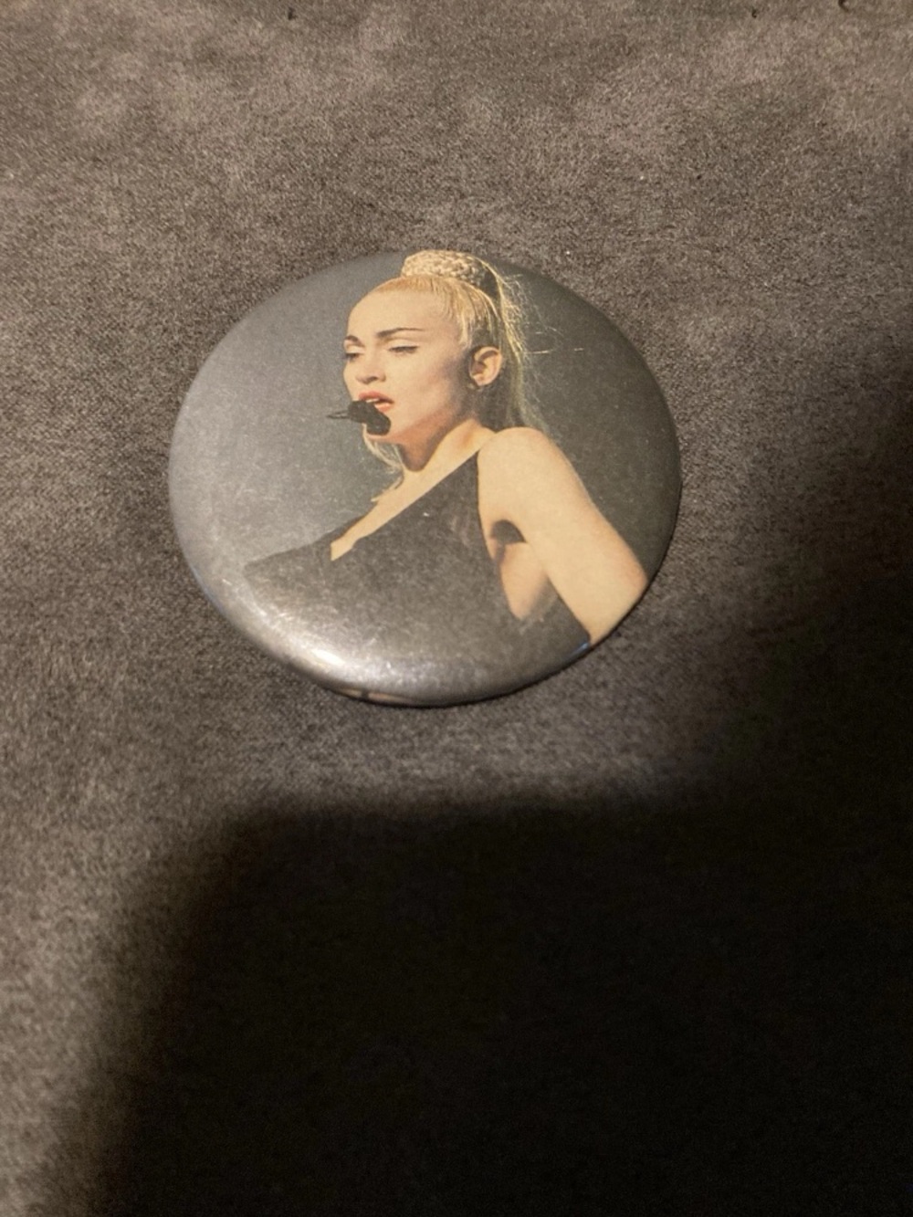 Vintage Madonna Pin- 2 1/2 Inches